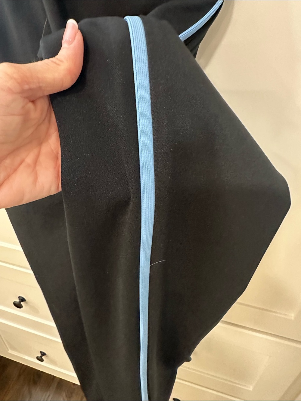 Prada Black Drawstring Track Pants with White Label - Picture 6 of 9